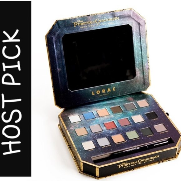 NIB! LORAC Pirates of the Caribbean Eye Shadow Palette ~ Jack Sparrow-inspired
